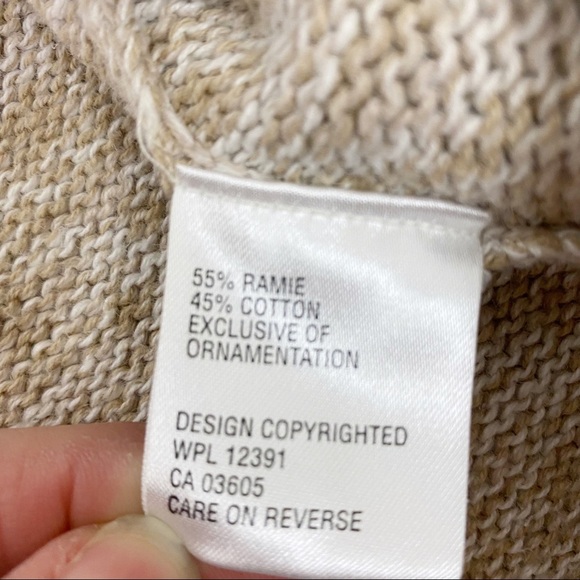 VINTAGE NORTHERN ISLES Embroidered Star Print Button-Front Cardigan Medium - Picture 9 of 12